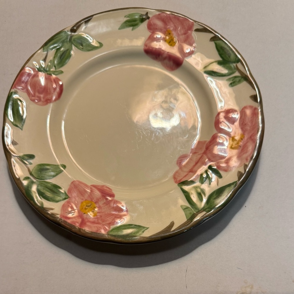 Franciscan Desert Rose Floral Ceramic Salad Plate
